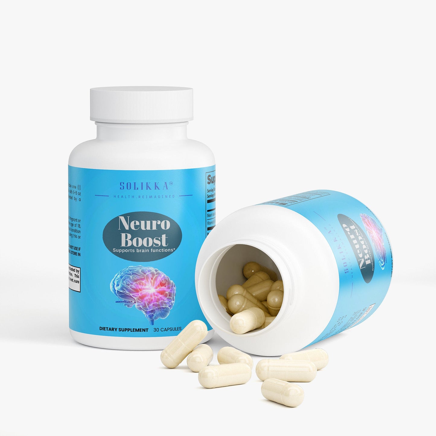 Cognitive Support Nootropic For Focus And Mental Clarity With Niacin B6 GABA L Tyrosine Bacopa Monnieri And Huperzine A-4