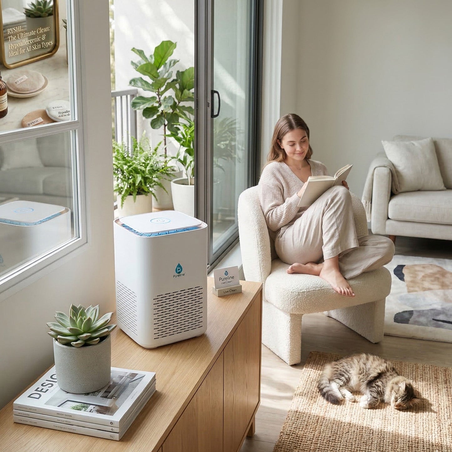 True HEPA Air Purifier – Compact Power for Cleaner Air