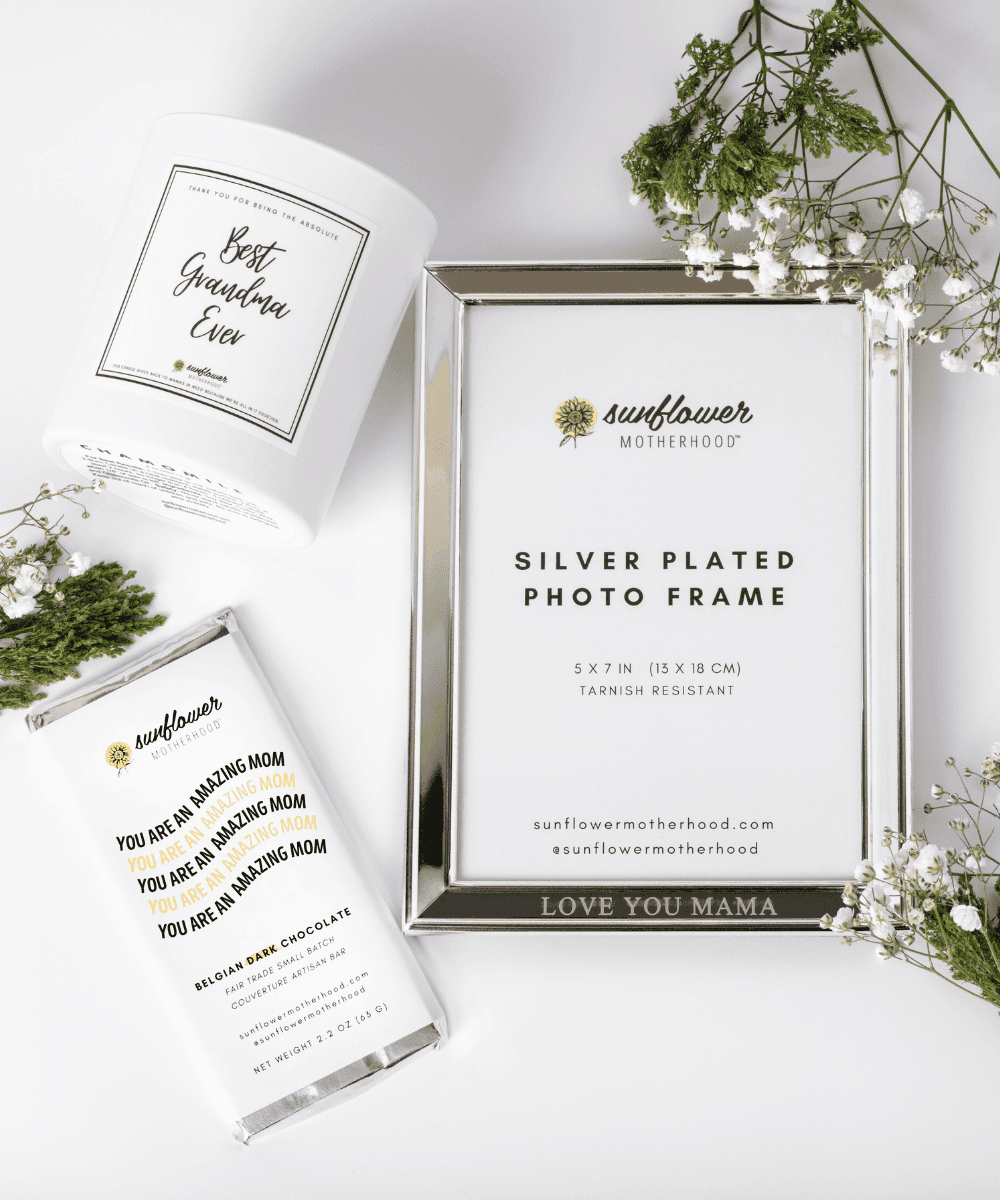 Grandma Gift Bundle – Candle, Chocolate & Photo Frame