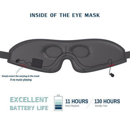 SERENITY Wireless Sleep Mask Headphones | Bluetooth 5.0 Eye Mask-4