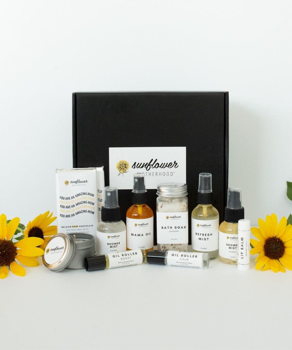 Deluxe Self Care Gift Box for Moms Natural Bath Body Spa Set-1