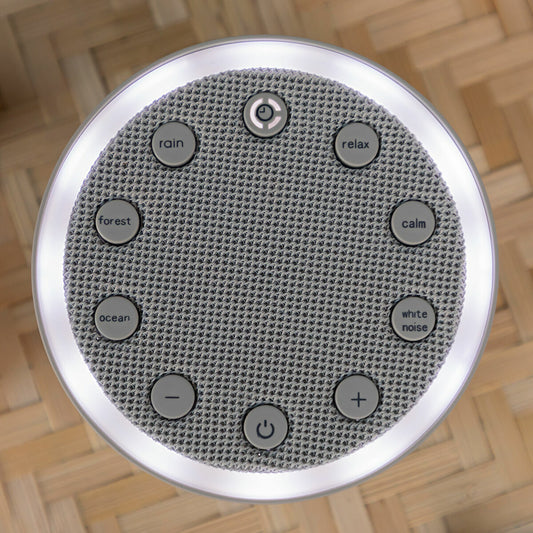 White Noise Sleep Machine Slewel InnovaGoods Rechargeable Sound Light-10