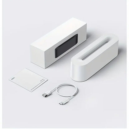 Mini USB Color-Changing Flame Aroma Diffuser Cool Mist Humidifier White-1
