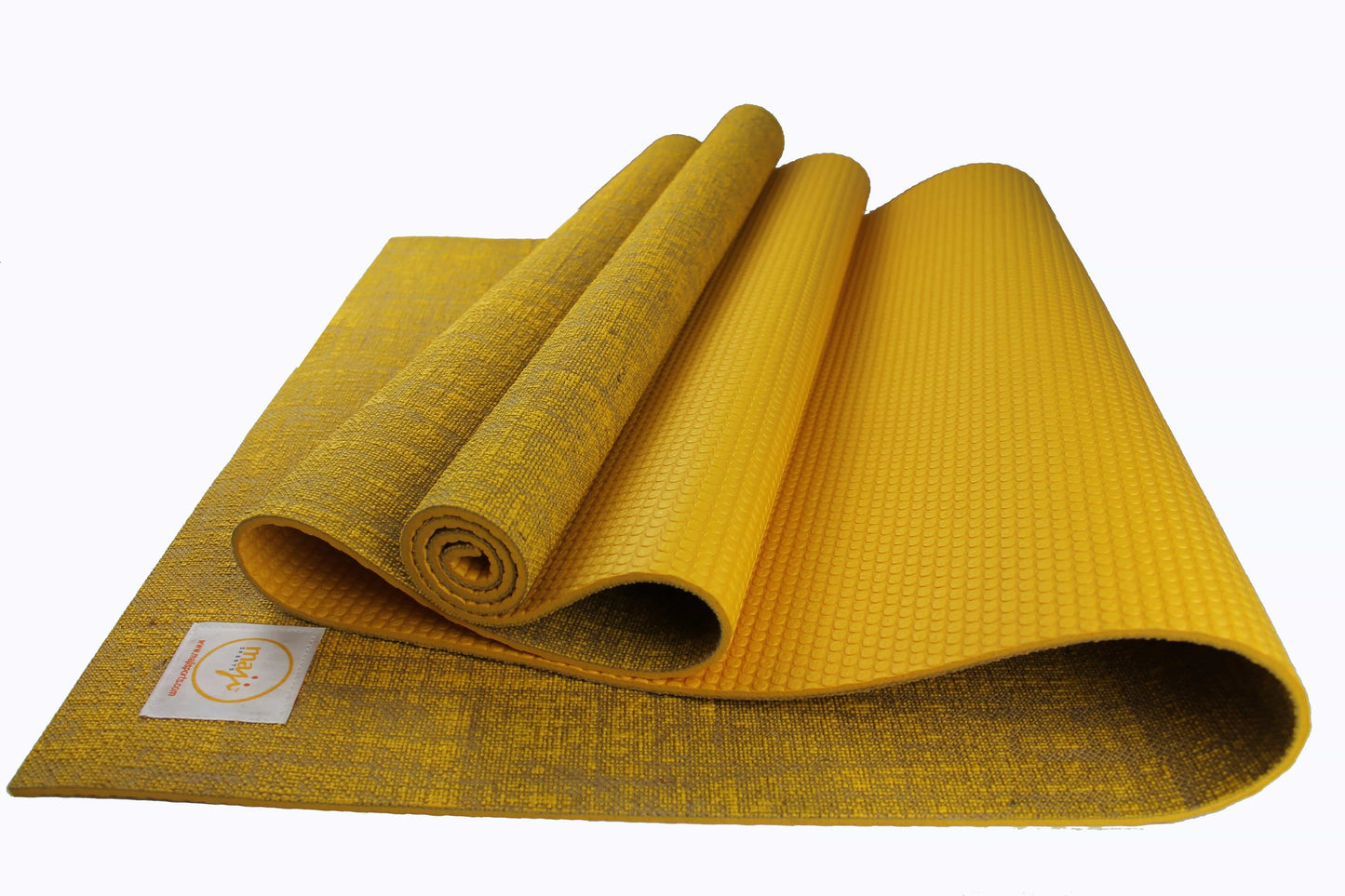 Maji Sports Jute Premium Eco Yoga Mat & Foot Massager | Natural Jute + PER