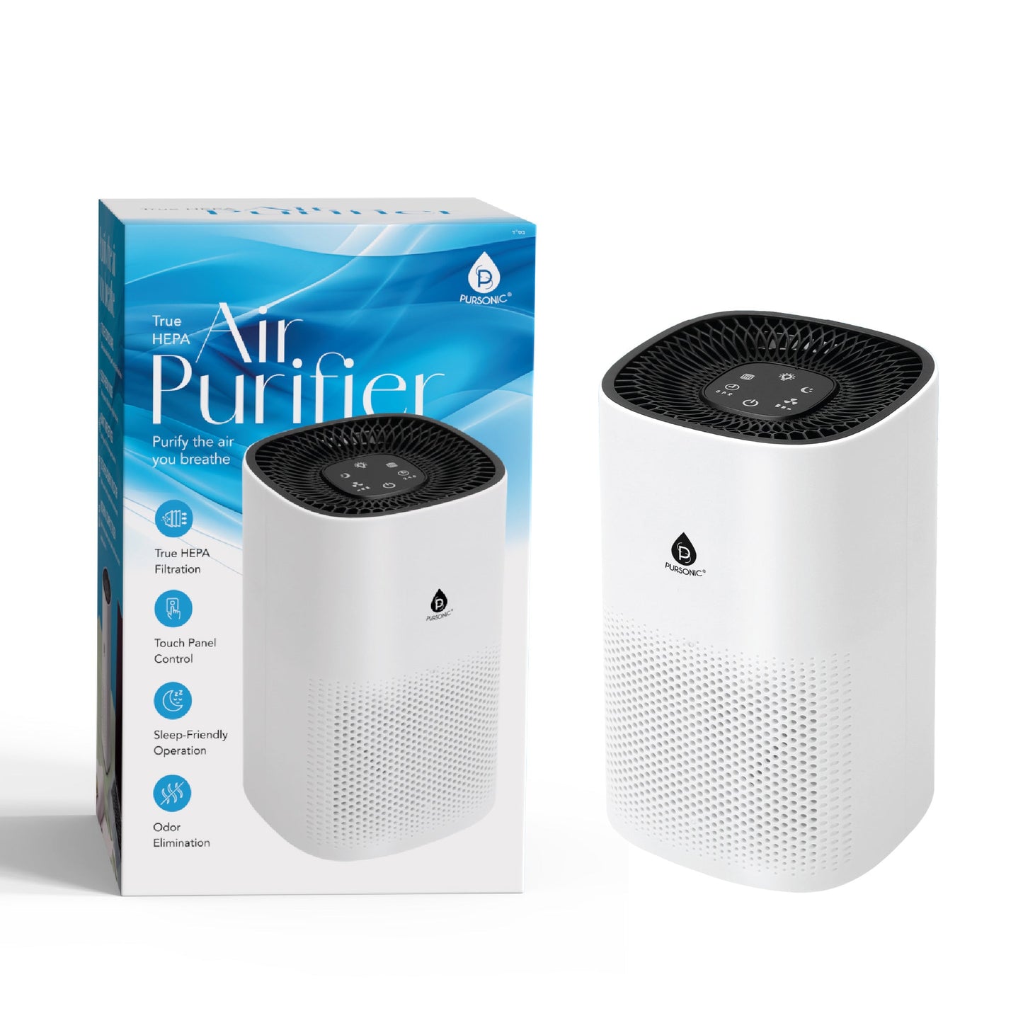 Pursonic Home Sanctuary Trio: Towel Warmer, True HEPA Air Purifier & Essential Oils-4