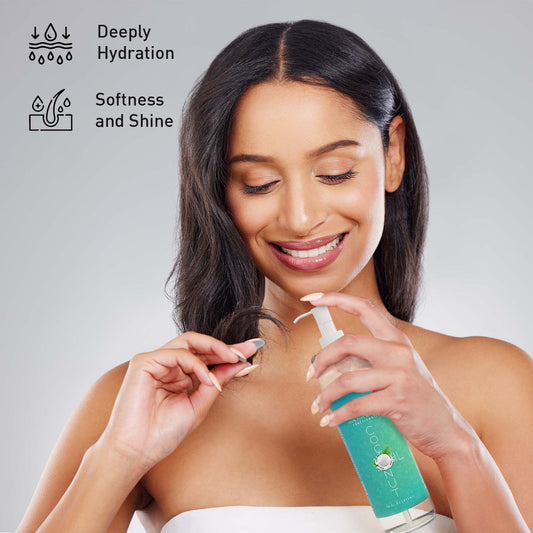The Ultimate Hair & Skin Restoration Bundle: LED Therapy Brush, Castor Oil, Sweet Almond Oil, & Fractionated Coconut Oil