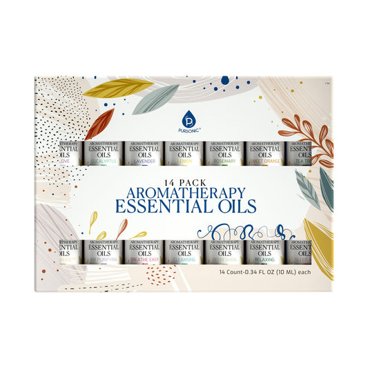14 Pack Aromatherapy Essential Oil Gift Set for Relaxation & Wellness-0