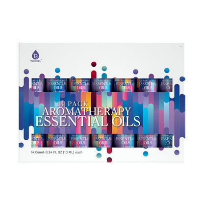Aromatherapy Essential Oil Collection – 14 Pure Oils for Relaxation & Wellness-0