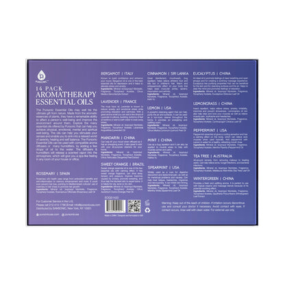Aromatherapy Essential Oil Collection – 14 Pure Oils for Relaxation & Wellness-2