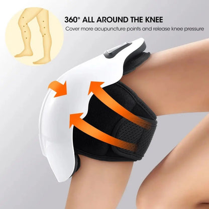 Wireless Heated Knee Massager with 360° Vibration Infrared Therapy-2