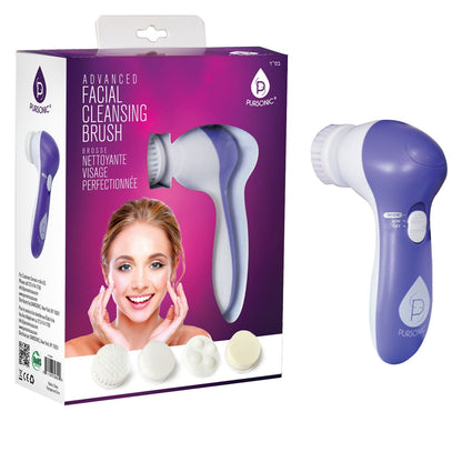 Advanced Facial Cleansing Brush – 360° Rotation with 5 Attachments