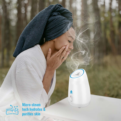 At-Home Spa Ritual – Facial Steamer & 7-in-1 LED Light Therapy Set-1