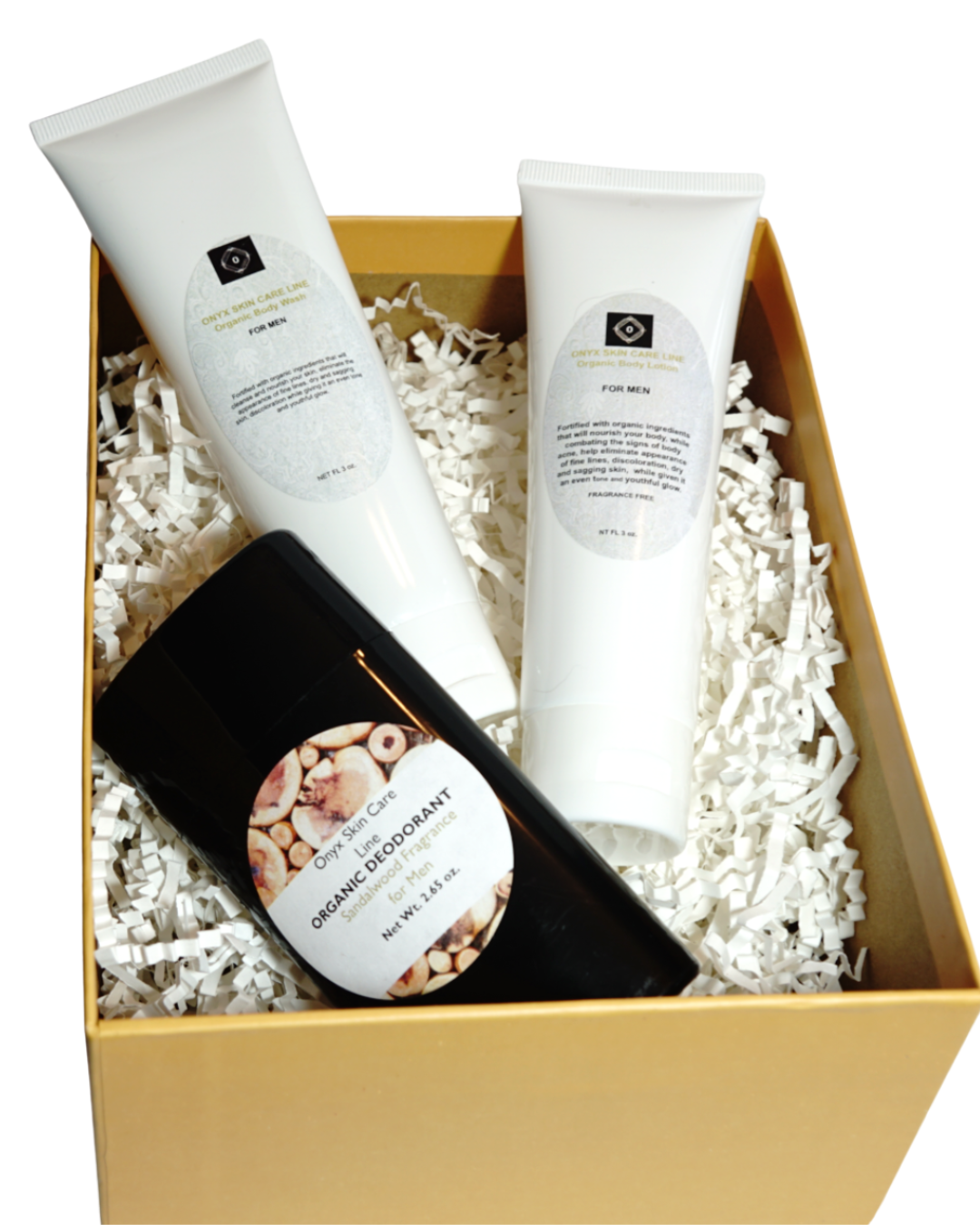 Organic Body Care Bundle for Men – Vegan Wash, Lotion & Deodorant