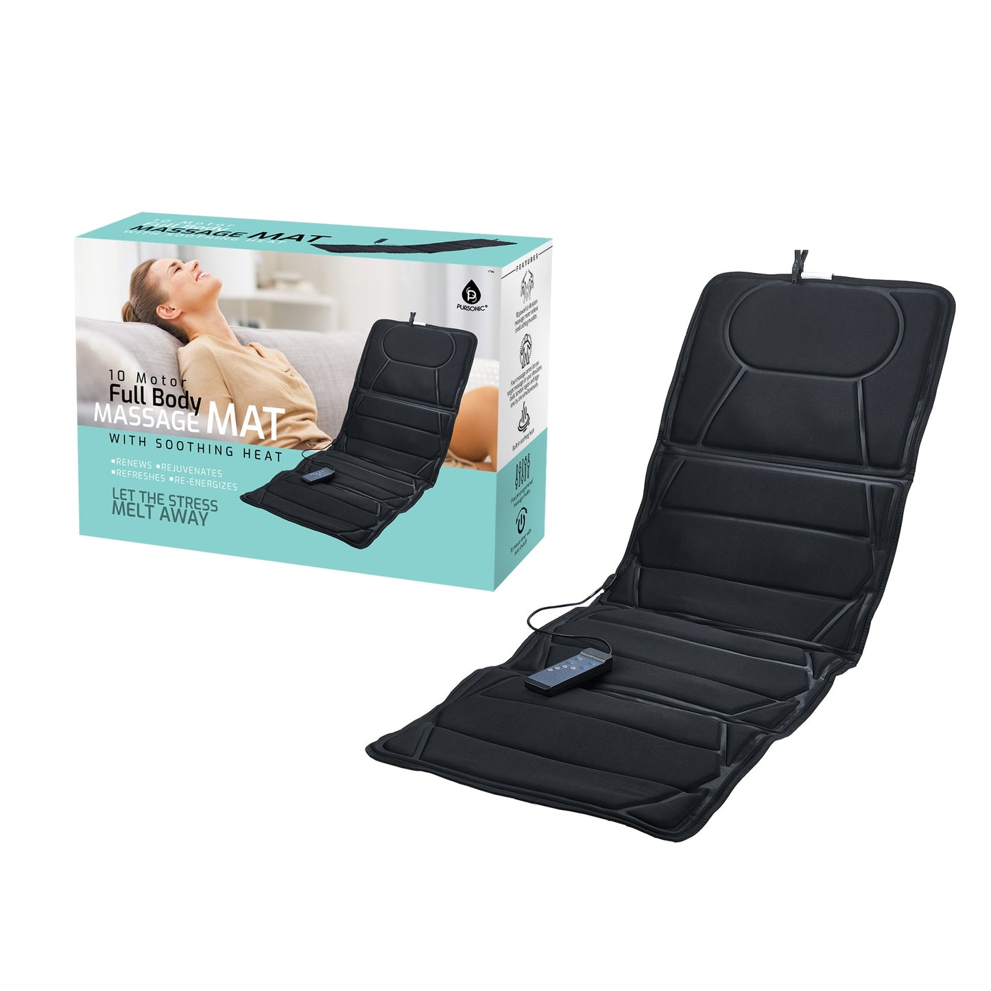Full-Body Recovery Set – Massage Mat & Deep Tissue Massage Gun-3
