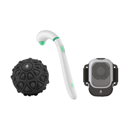 Triple-Threat Recovery Bundle | Hot & Cold Massager, Vibrating Ball & Handheld Massager