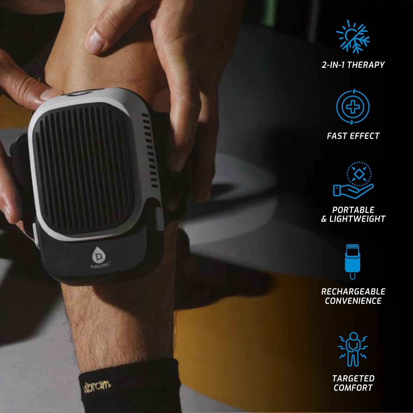 Triple-Threat Recovery Bundle | Hot & Cold Massager, Vibrating Ball & Handheld Massager