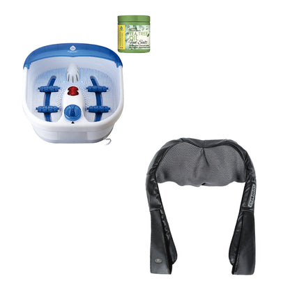 Ultimate Recovery Ritual – Shiatsu Back Massager & Heated Foot Spa Bundle-0