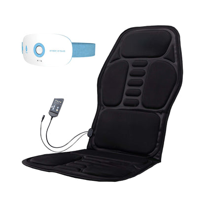 Heat & Vibration Comfort Bundle – Chair Massager & Stomach Relief Massager-0