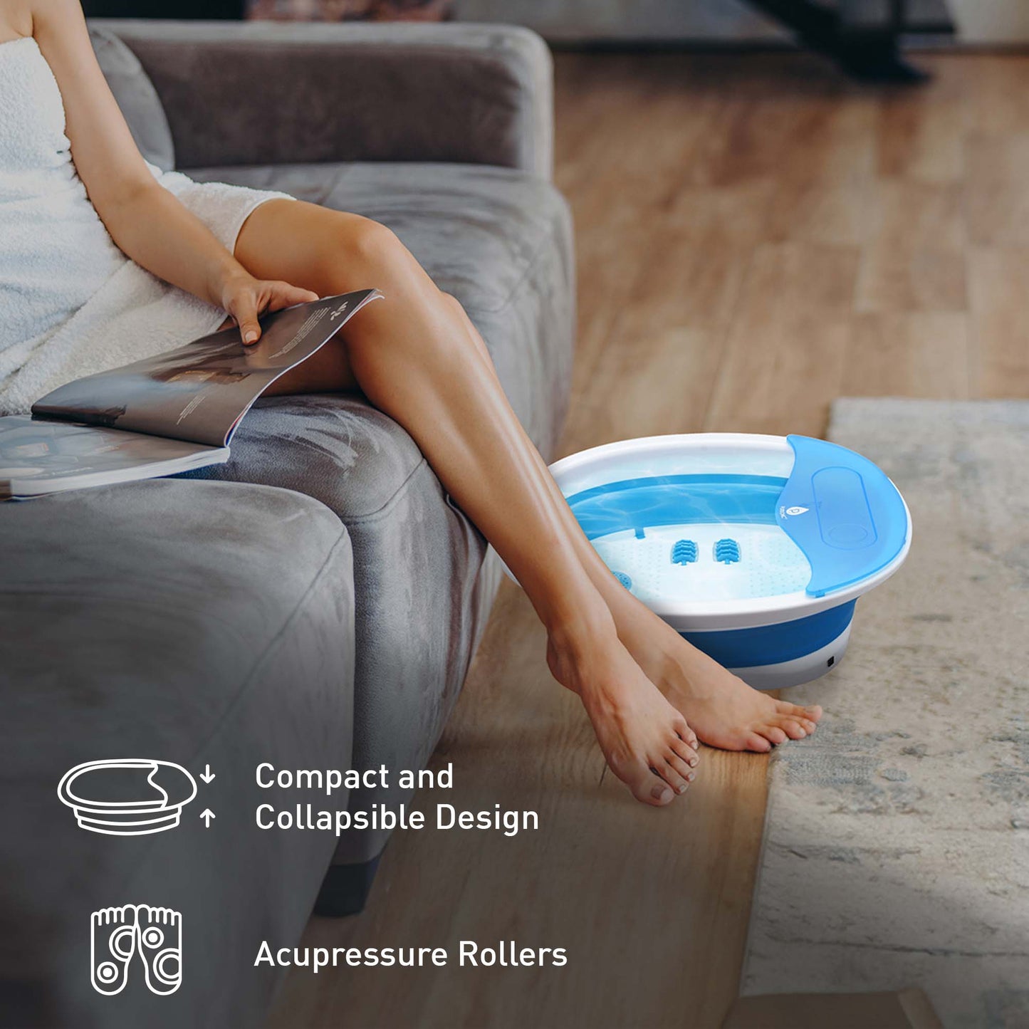 Head-to-Toe Recovery Bundle | Massage Gun, Neck Stretcher & Foot Spa