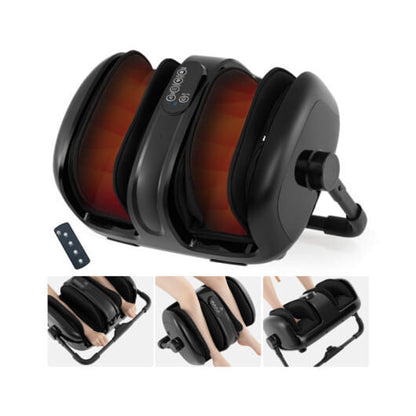Foot & Calf Massager with Heat – 360° Adjustable Stand & Constant Temperature Heating