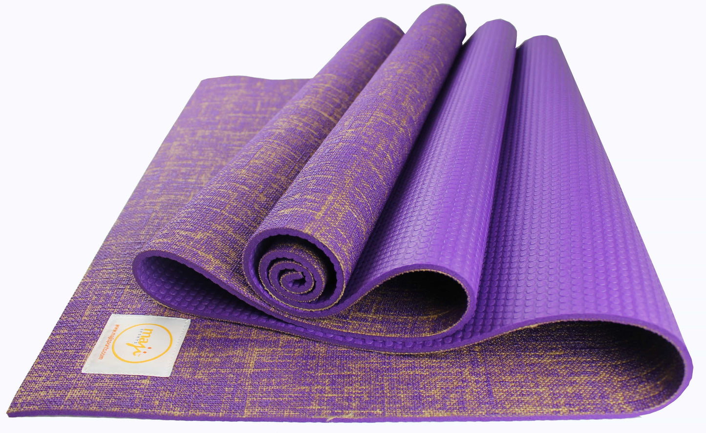 Maji Sports Jute Premium Eco Yoga Mat & Foot Massager | Natural Jute + PER