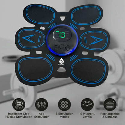 Pursonic Rechargeable Abdominal Muscle Toner & Massager-1