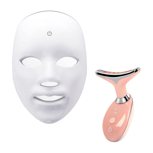 Total Glow Ritual Set – LED Face Mask & Sculpting Wand Duo-0