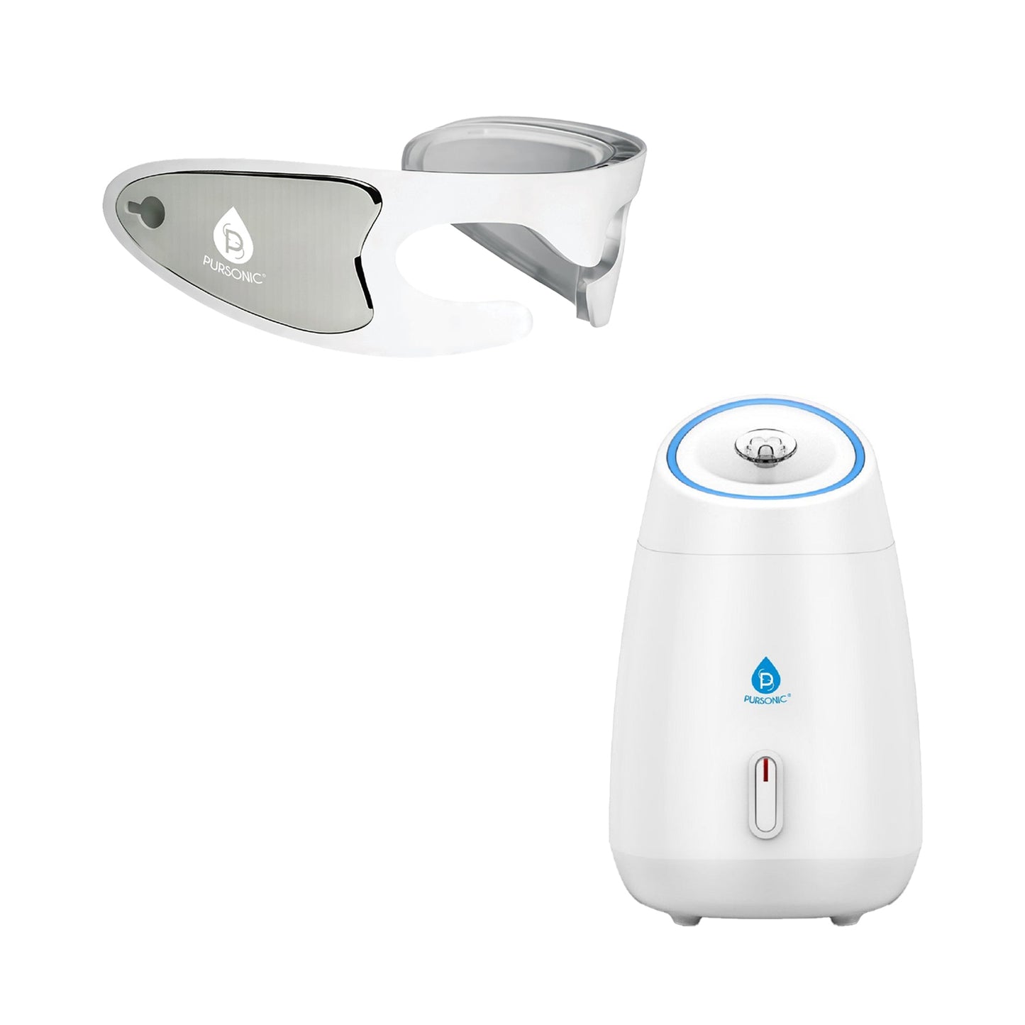Pursonic Radiant Renewal Duo: Facial Steamer & Light Therapy Eye Mask