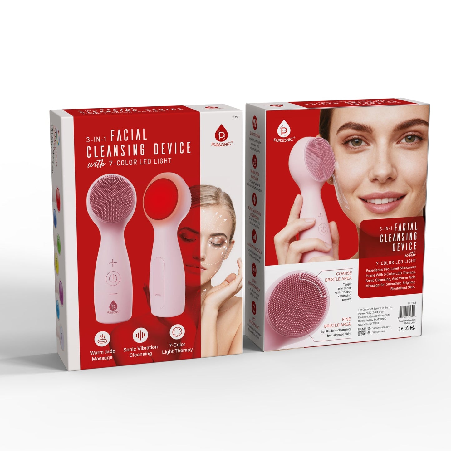 Radiance Ritual Device – 3-in-1 Sonic Cleanse, Heated Jade & LED Light Therapy-4