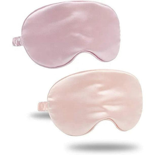 Luxurious Mulberry Silk Eye Mask Adjustable Sleep Mask for Comfort-0