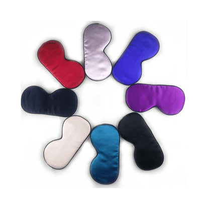 Luxurious Mulberry Silk Eye Mask Adjustable Sleep Mask for Comfort-1