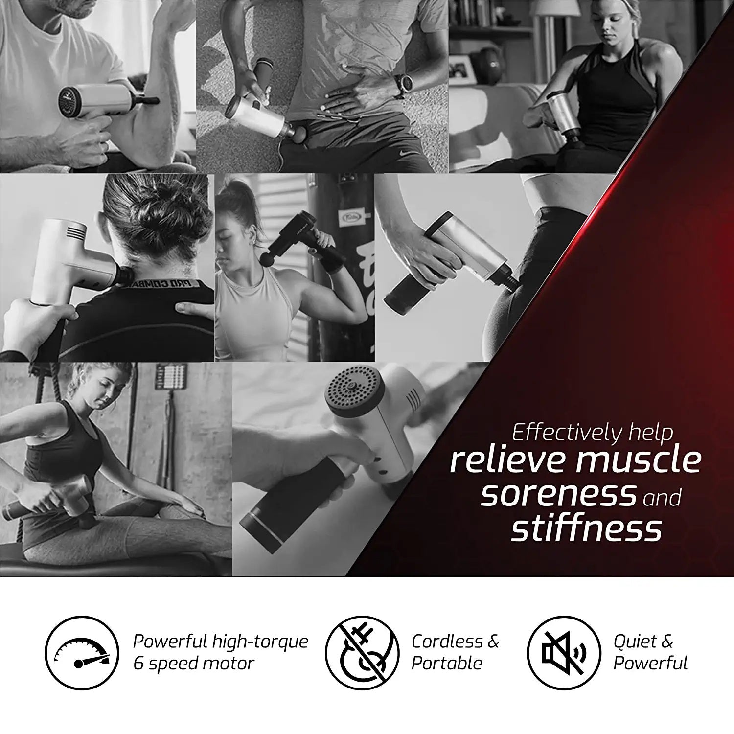 Full-Body Recovery Set – Massage Mat & Deep Tissue Massage Gun-2
