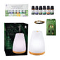 Aromatherapy Wellness Bundle . Diffuser, Lava Bracelet & 6 Essential Oils