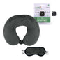 Mindful Traveler Bundle – Memory Foam Travel Pillow, Sleep Mask & Purtag Tracker