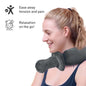 Travel Comfort & Relief Bundle – Memory Foam Travel Pillow with Sleep Mask + Portable Neck & Shoulder Adjustable Massaging Wrap