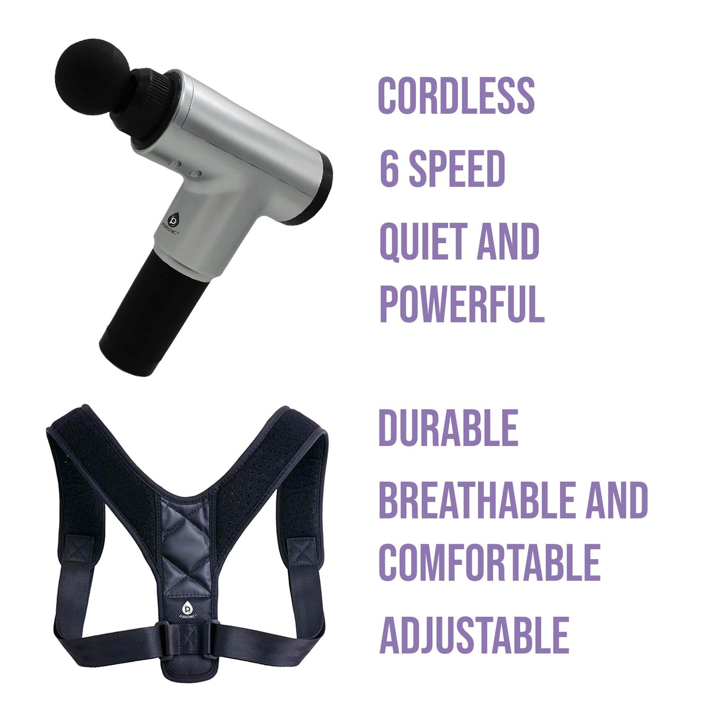 Pain Relief & Posture Support Bundle – Complete Body Wellness Set-1