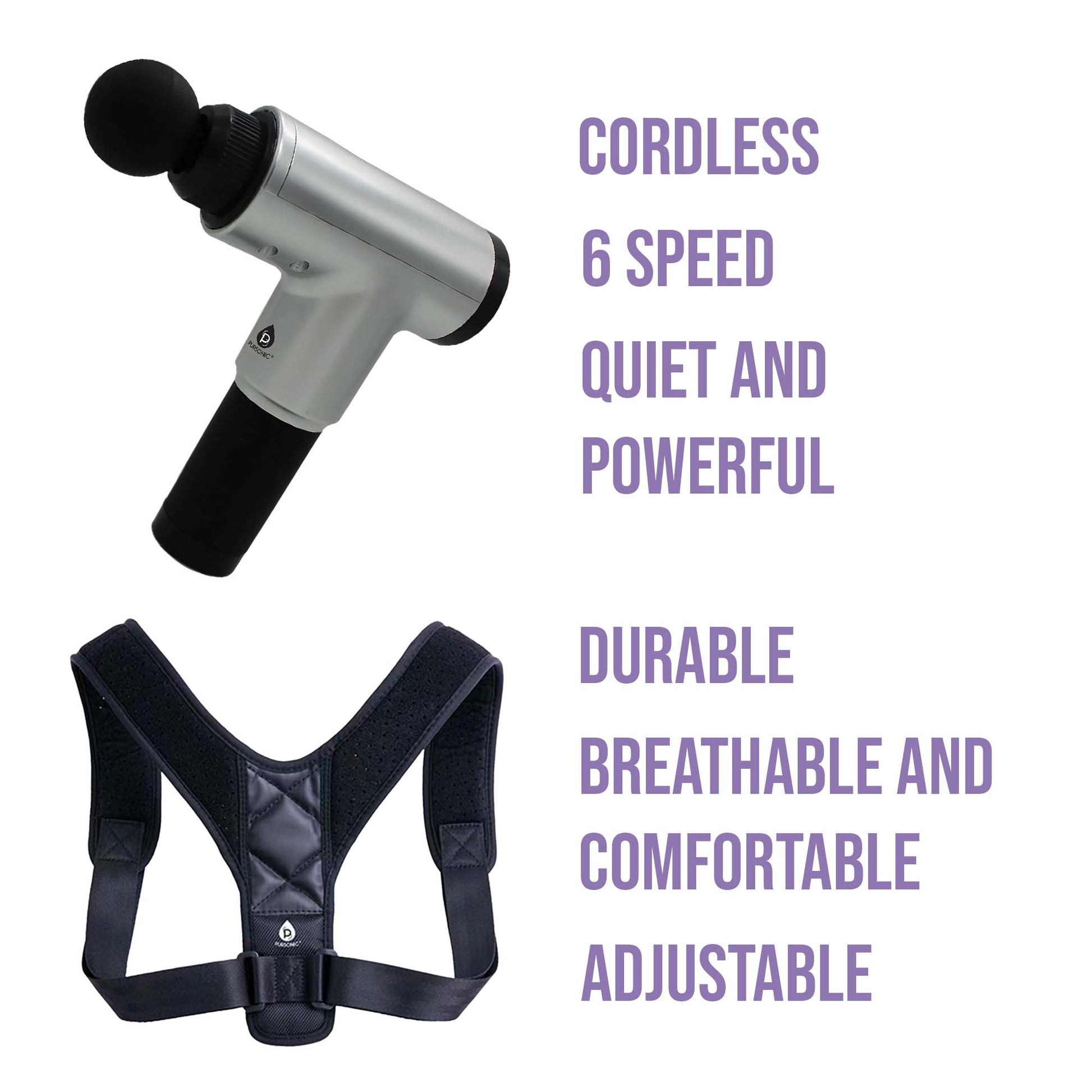 Pain Relief & Posture Support Bundle – Complete Body Wellness Set-1