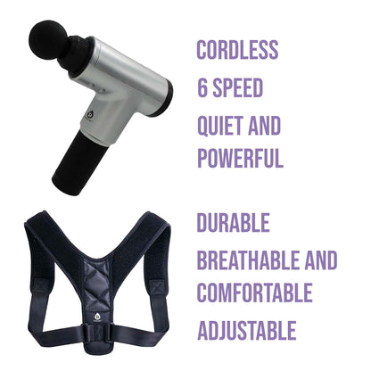 Pain Relief & Posture Support Bundle – Complete Body Wellness Set-1