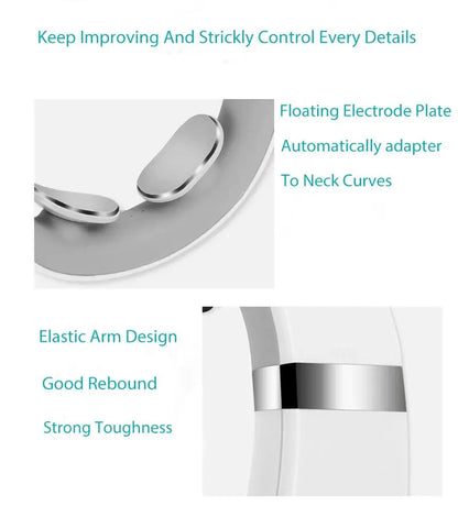 Portable Cervical Neck Shoulder Massager Deep Tissue Warm Pressing Care-3