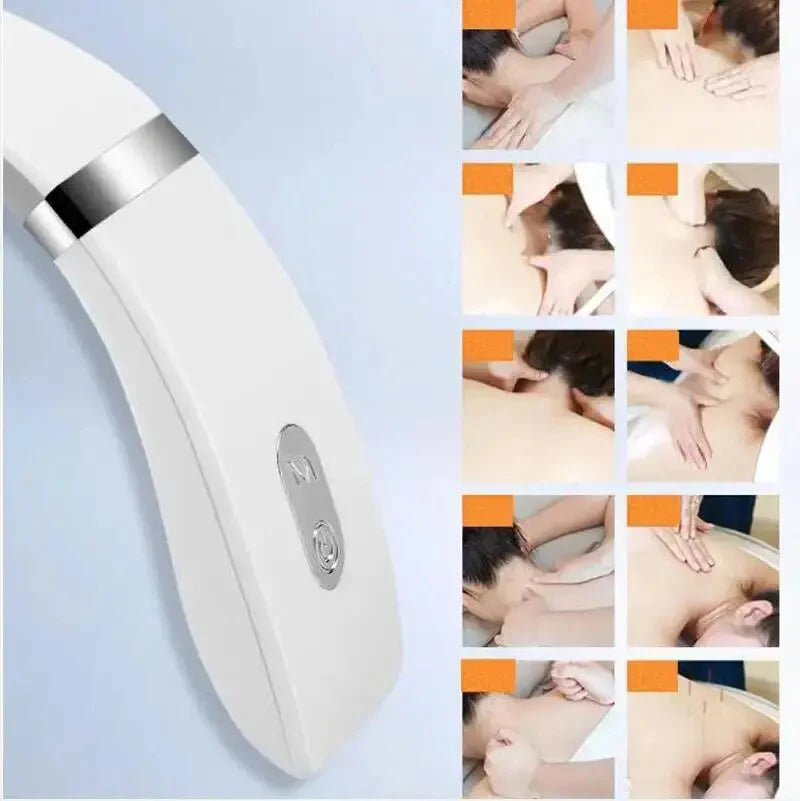 Portable Cervical Neck Shoulder Massager Deep Tissue Warm Pressing Care-2
