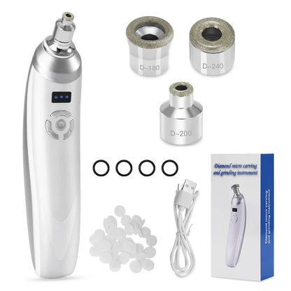 Upgraded Diamond Microdermabrasion Machine White USB Powered Skincare Device-0