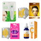 Radiant Skin Ritual Kit – Vitamin C Serum, Eye Gel Patches, Lip Masks & Derma Roller-0