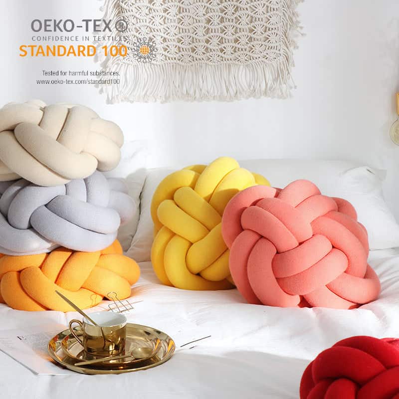 Office Nap Knot Throw Pillow Soft Sofa Cushion for Comfort-0