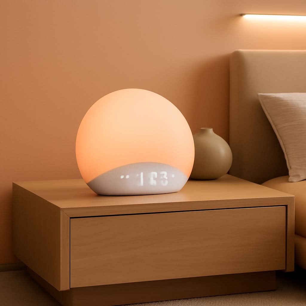 Sunrise Alarm Clock With Dimmable Night Light And White Noise-0