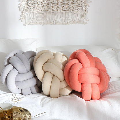 Office Nap Knot Throw Pillow Soft Sofa Cushion for Comfort-1
