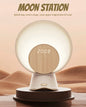 Moon Station Bedside Lamp Wireless Charger Bluetooth Speaker All-in-One-0