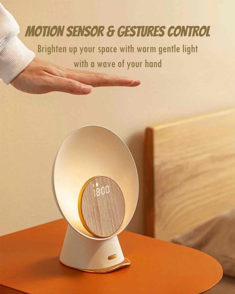 Moon Station Bedside Lamp Wireless Charger Bluetooth Speaker All-in-One-1