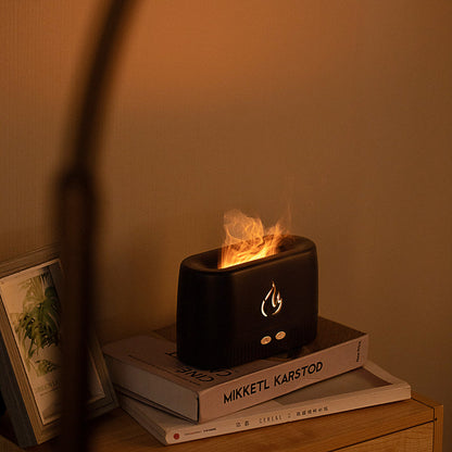 Portable Aroma Diffuser with Flame Effect Ultrasonic Humidifier 200ml-4