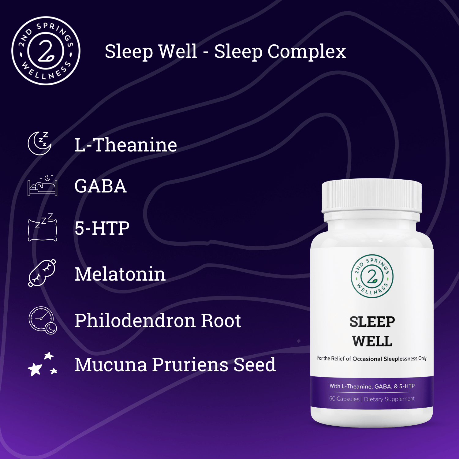 Sleep Well Stress Relief & Sleep Support Formula-2