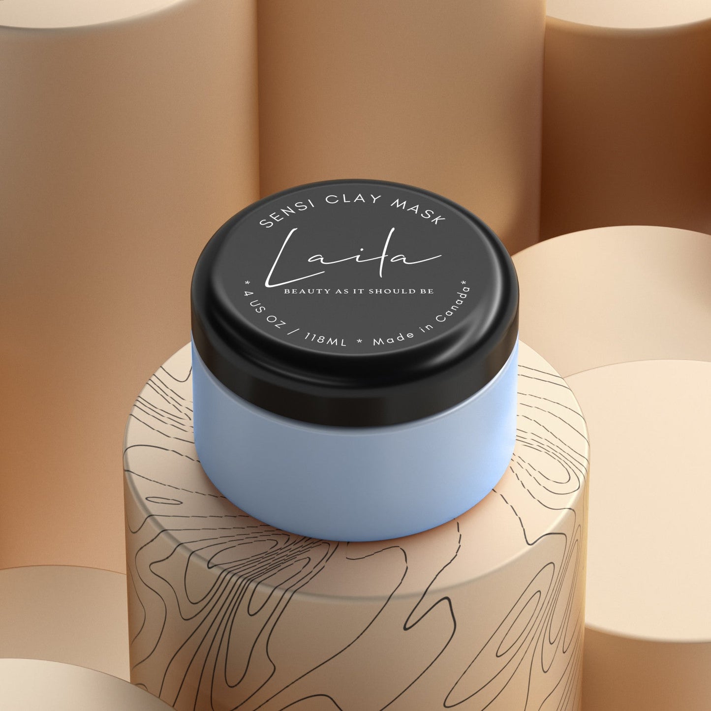 Sensi-Derm Hydrating Clay Mask | Jojoba, Grape Seed & Chamomile | 4 oz